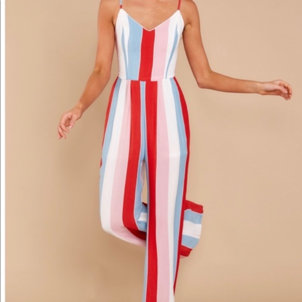 Striped Jumpsuit